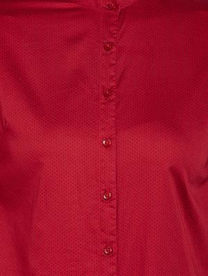 curved hem printed shirt - 16262636 - Standard Image - 5