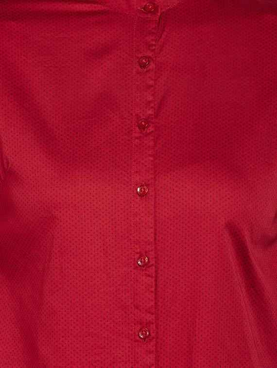 curved hem printed shirt - 16262636 - Zoom Image - 5