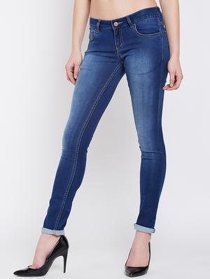 turn up hem stone washed jeans - 16262643 - Standard Image - 2