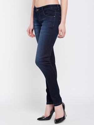 stone washed skinny fit jeans - 16262649 - Standard Image - 2