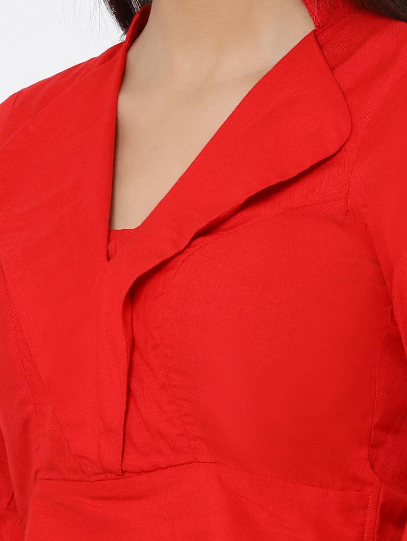 v neck belle sleeved crop top - 16262820 - Zoom Image - 5