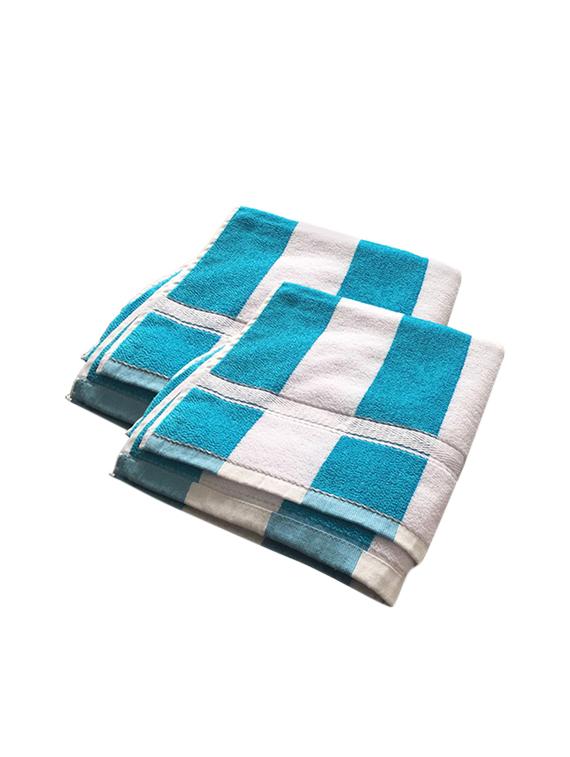 Aazeem Set of 2 Terry Bath Towel Multi - 16263103 - Zoom Image - 1