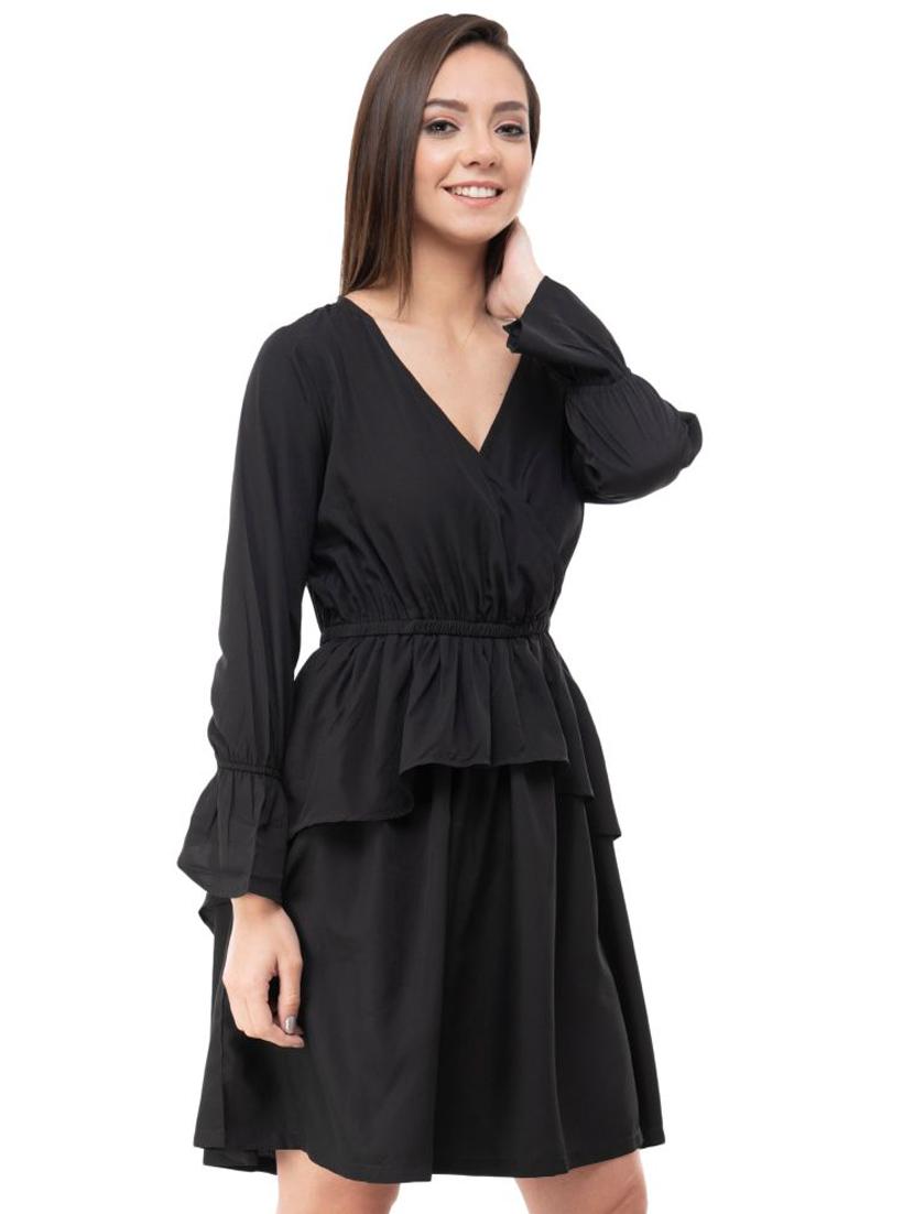 ruffle detail flared dress - 16263159 - Zoom Image - 2