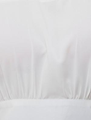 choker neck smocked dress - 16263164 - Standard Image - 5