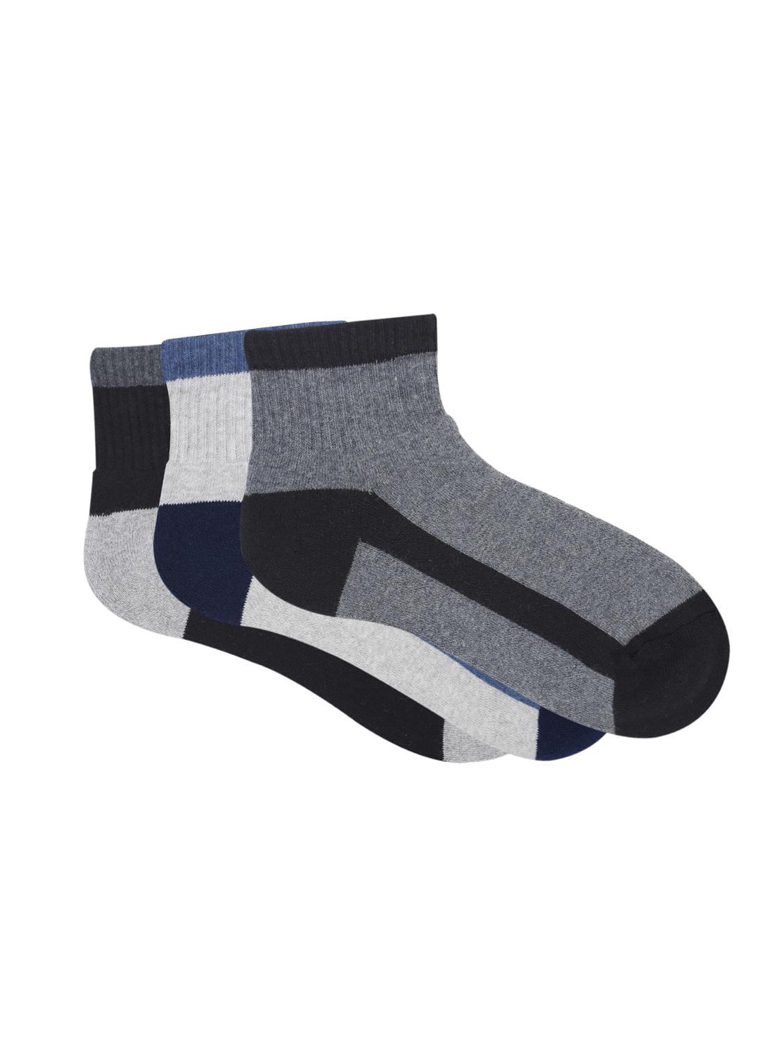 set of 5 multi colored cotton above ankle length sock - 16263209 - Zoom Image - 2