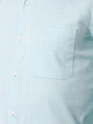 green self design formal shirt - 16263638 - Standard Image - 5
