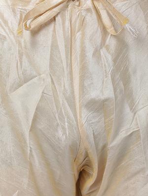 beige dupion kurta pyjama set - 16264035 - Standard Image - 4