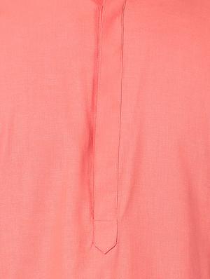 orange solid kurta pyjama set - 16264051 - Standard Image - 4