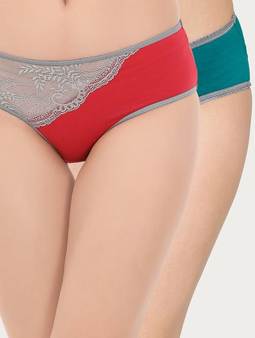 set of 2 lace detail hipster panty - 16264175 - Very Small Image - 1