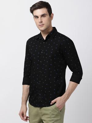 black printed casual shirt - 16265270 - Standard Image - 2