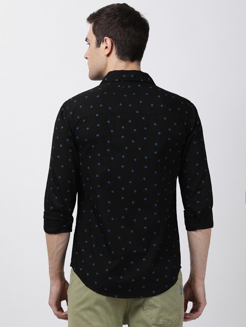 black printed casual shirt - 16265270 - Zoom Image - 3