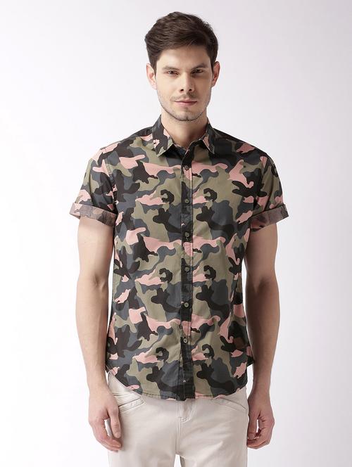 multi colored camouflage casual shirt - 16265277 - Very Small Image - 1