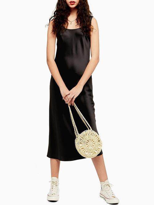 sleeveless solid sheath dress - 16265606 - Standard Image - 1