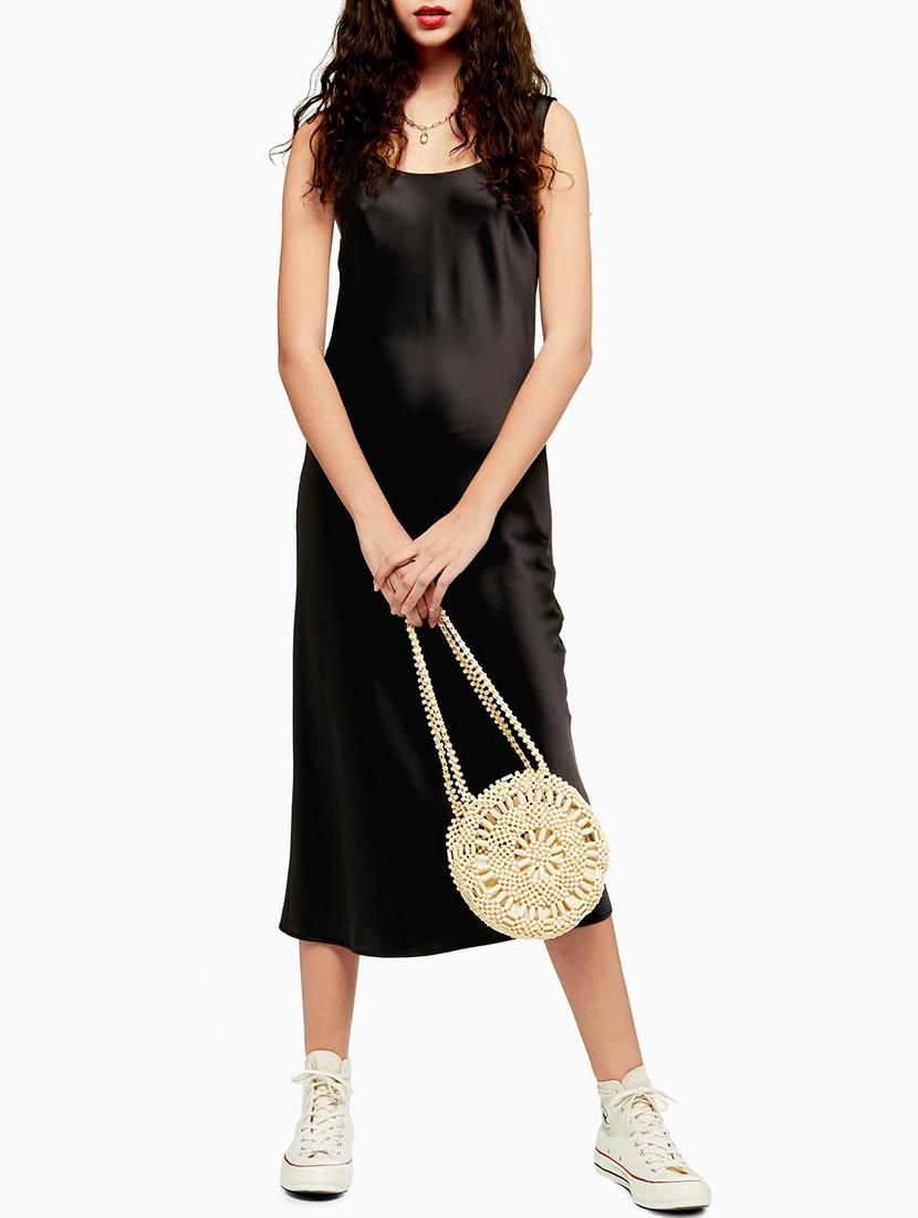 sleeveless solid sheath dress - 16265606 - Zoom Image - 1