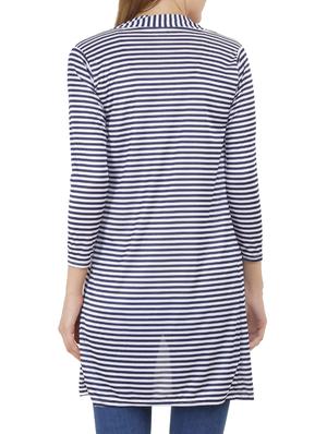 tie up front striped shrug - 16265661 - Standard Image - 3