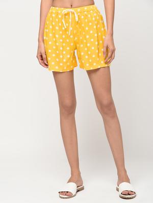 polka dots drawstring shorts - 16266289 - Standard Image - 2