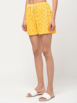 polka dots drawstring shorts - 16266289 - Standard Image - 3