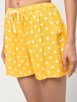 polka dots drawstring shorts - 16266289 - Standard Image - 5