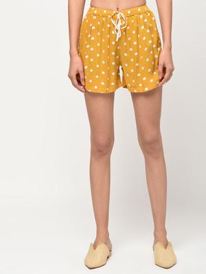 polka dots drawstring shorts - 16266291 - Standard Image - 2