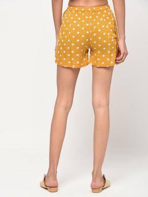 polka dots drawstring shorts - 16266291 - Standard Image - 4