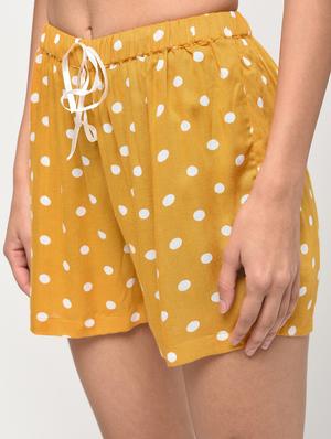 polka dots drawstring shorts - 16266291 - Standard Image - 5