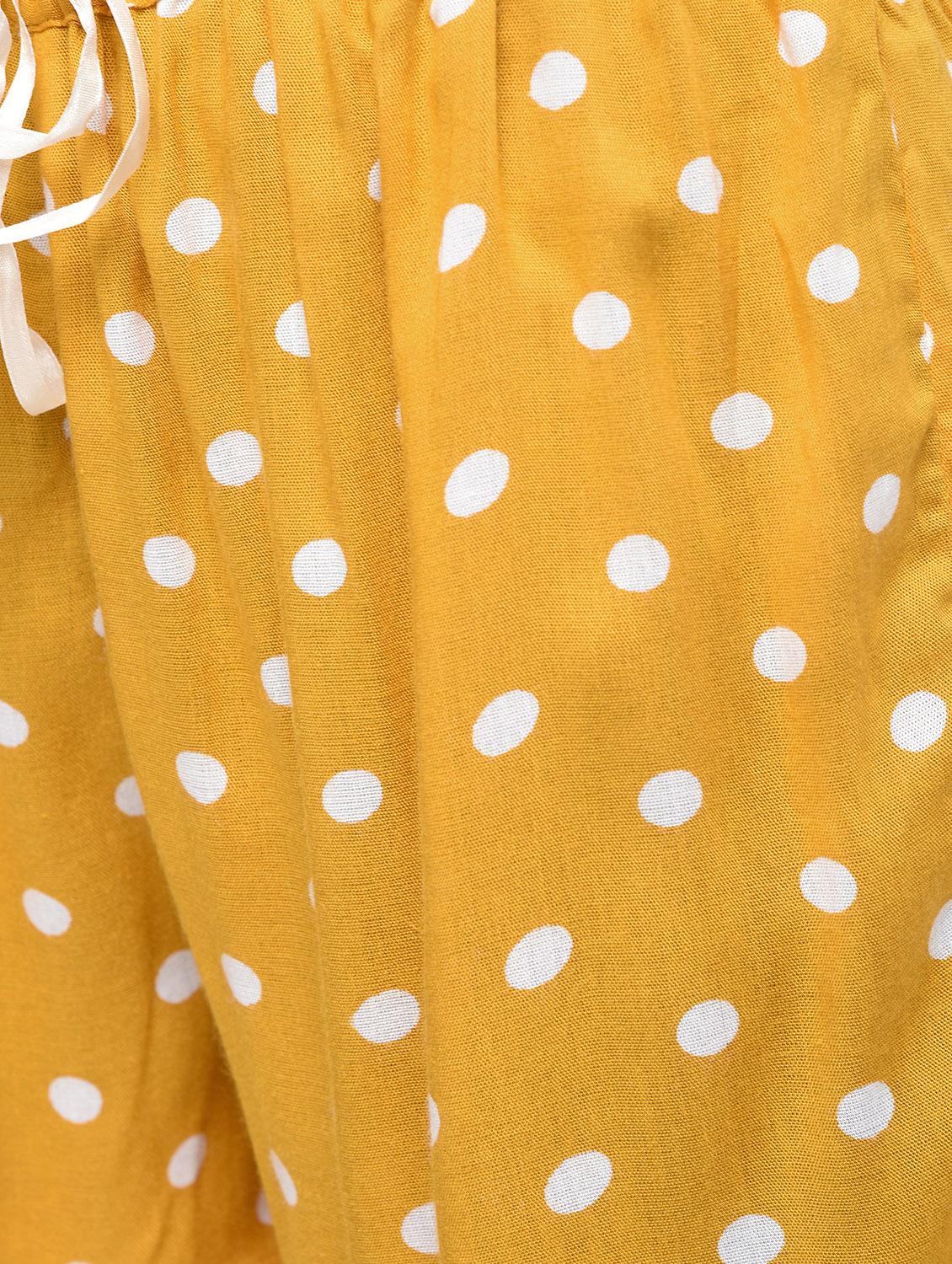 polka dots drawstring shorts - 16266291 - Zoom Image - 6