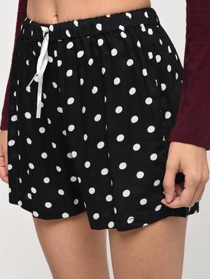 polka dots drawstring shorts - 16266292 - Standard Image - 5