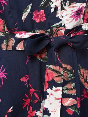 tie knot floral a-line dress - 16266301 - Standard Image - 5