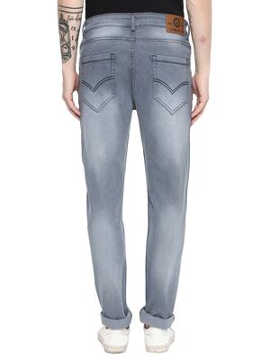 grey heavy washed denim jeans - 16266557 - Standard Image - 3