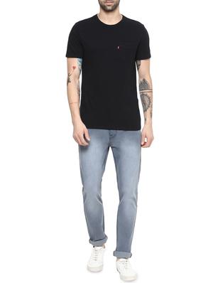 grey heavy washed denim jeans - 16266557 - Standard Image - 4