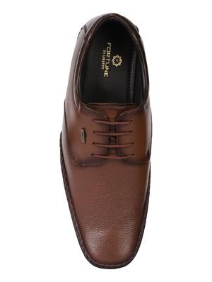 tan leather lace-up derbys - 16266797 - Standard Image - 4