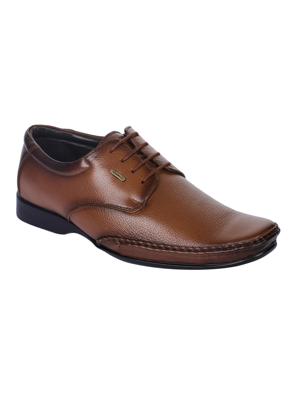 tan leather lace-up derbys - 16266797 - Zoom Image - 1
