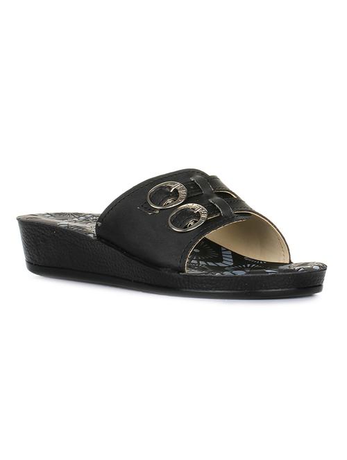 black slip on flip flops - 16267185 - Very Small Image - 1