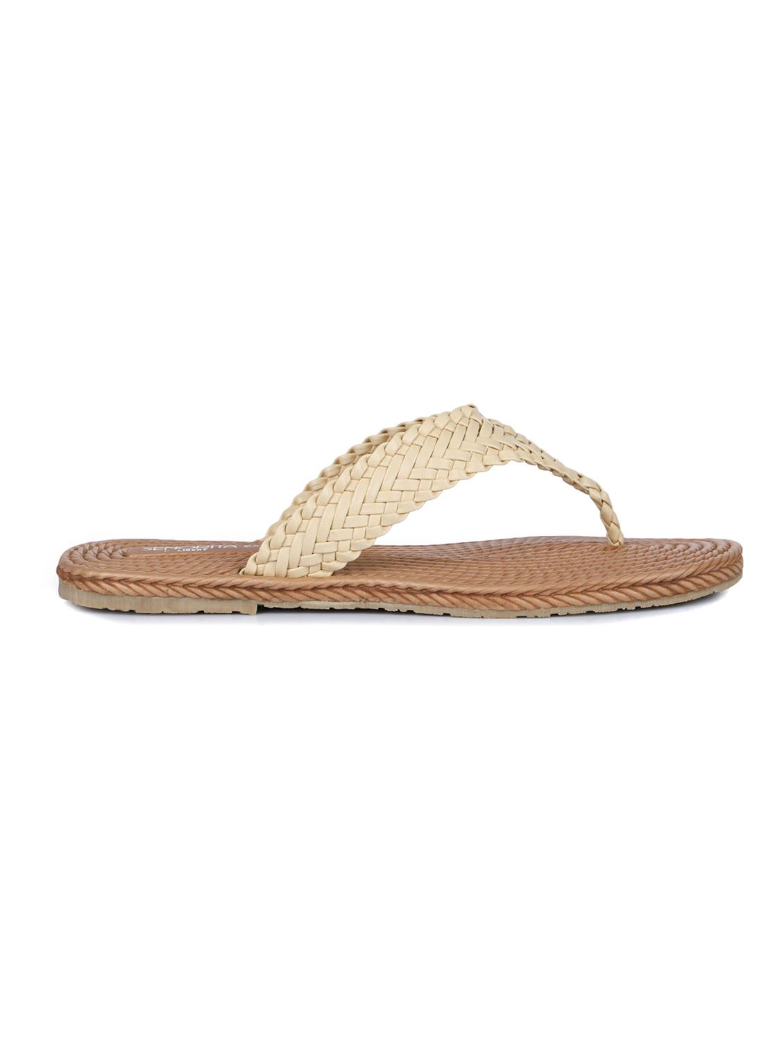 beige toe separator sandals - 16267241 - Zoom Image - 2