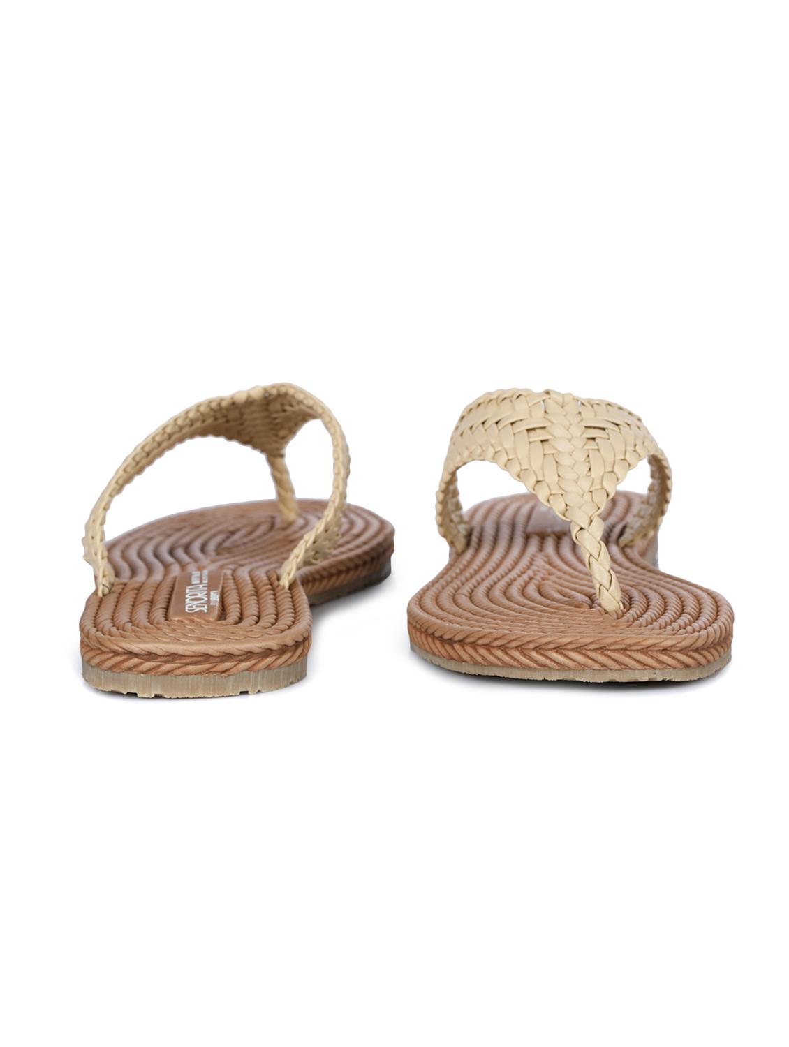beige toe separator sandals - 16267241 - Zoom Image - 3