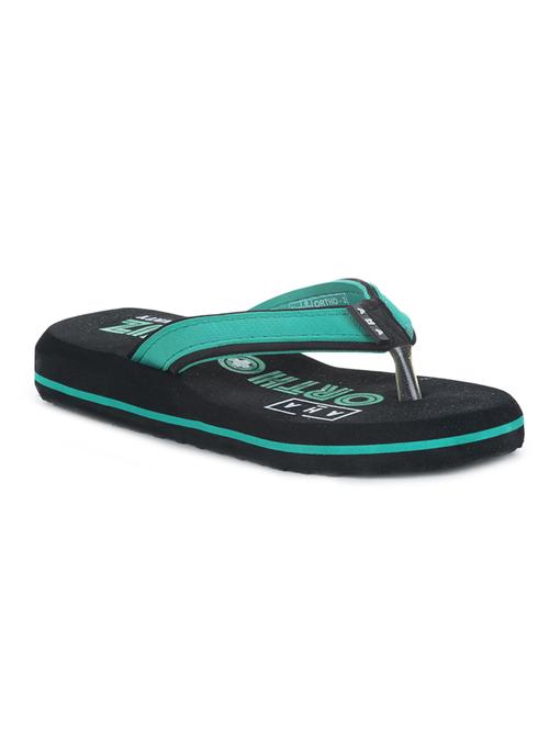 green toe separator flat slippers - 16267243 - Standard Image - 1