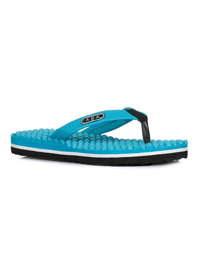 sea green toe separator flat slippers - 16267253 - Zoom Image - 1