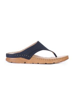 navy toe separator sandals - 16267329 - Standard Image - 2