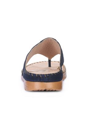 navy toe separator sandals - 16267329 - Standard Image - 3
