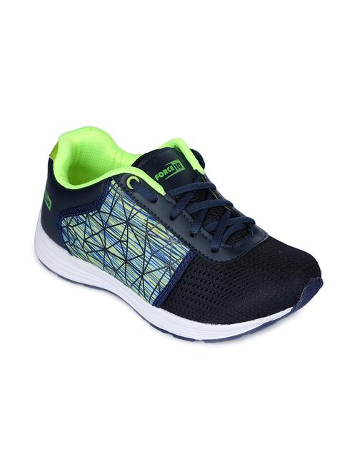 blue lace-up sports shoes - 16267417 - Very Small Image - 1