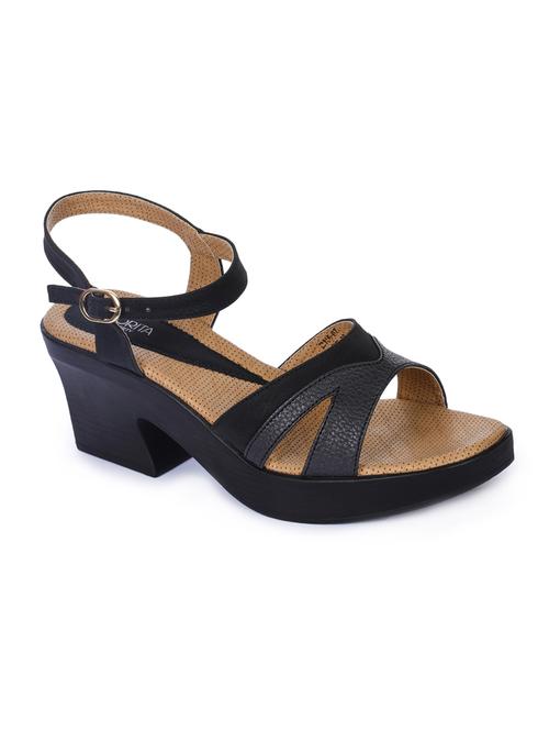 black synthetic sandals - 16267439 - Very Small Image - 1