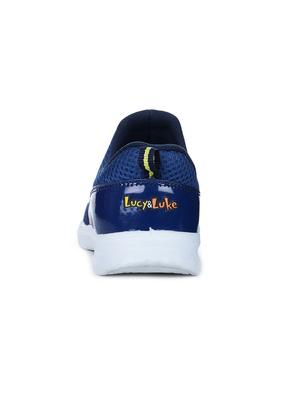 navy blue mesh sports shoe - 16267552 - Standard Image - 3
