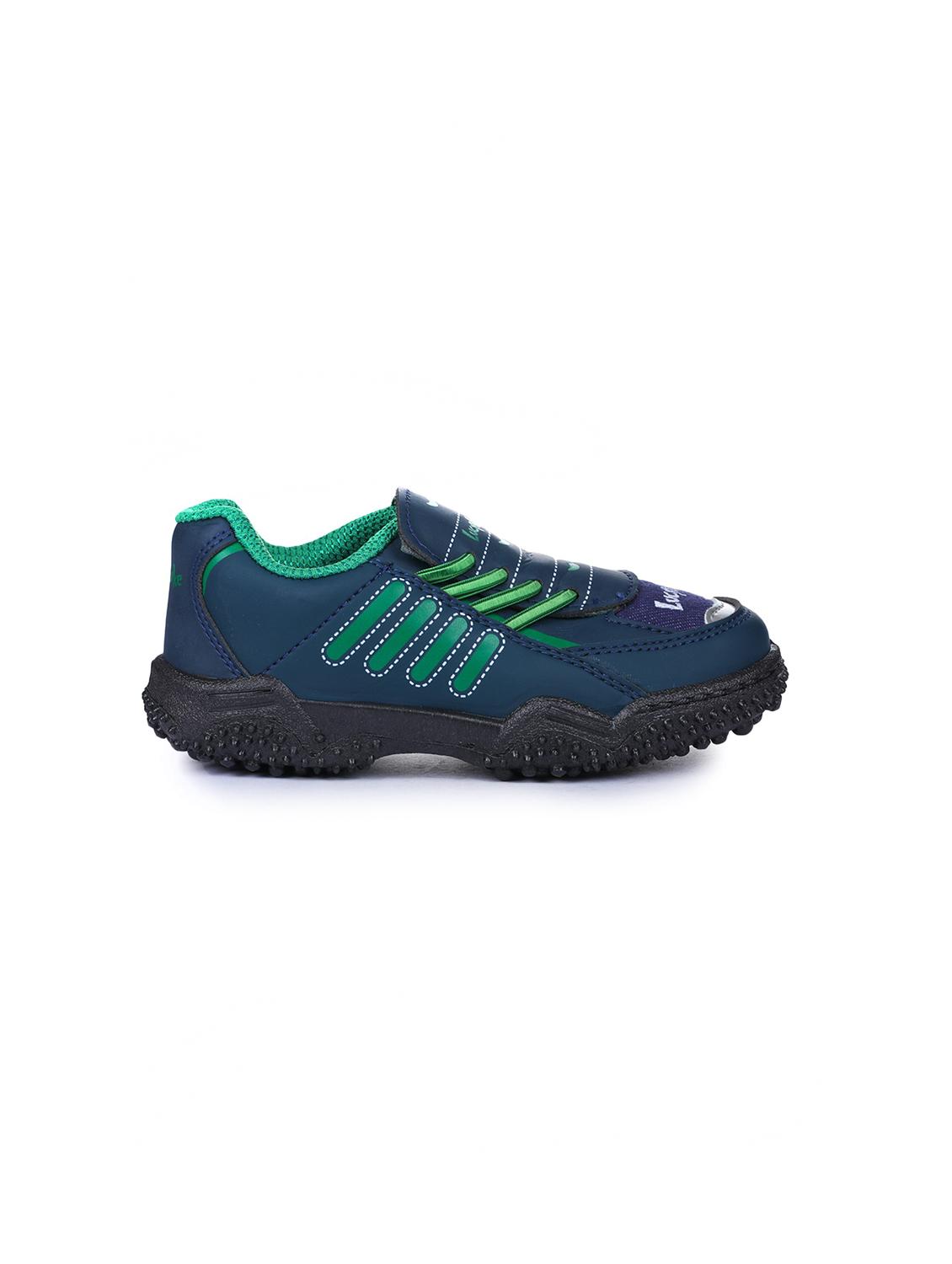 navy blue leatherette sports shoes - 16267570 - Zoom Image - 2