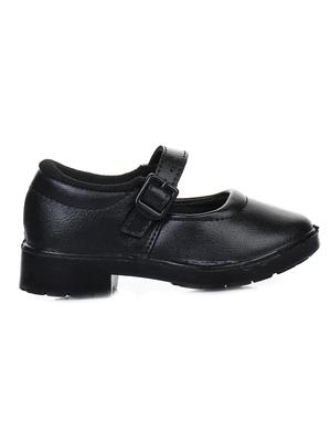 black leatherette ballerinas - 16267591 - Standard Image - 2