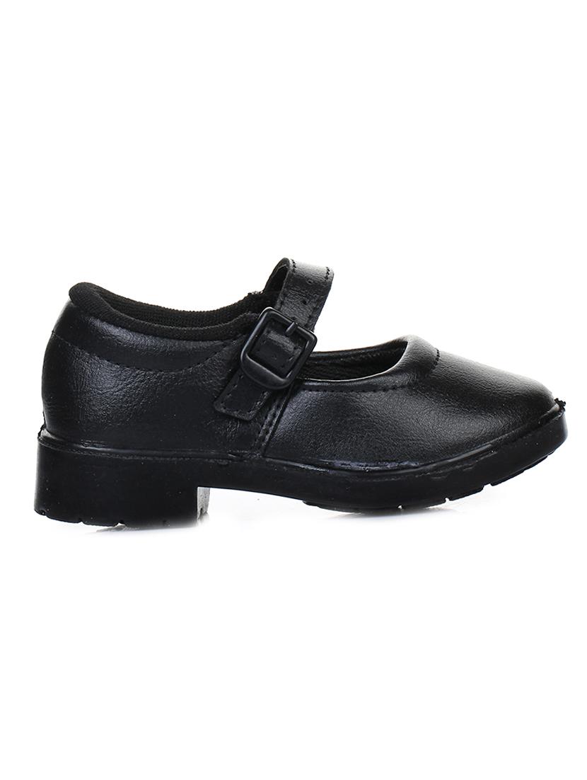 black leatherette ballerinas - 16267591 - Zoom Image - 2