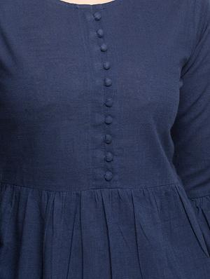 botton detail bell sleeved top - 16269291 - Standard Image - 4