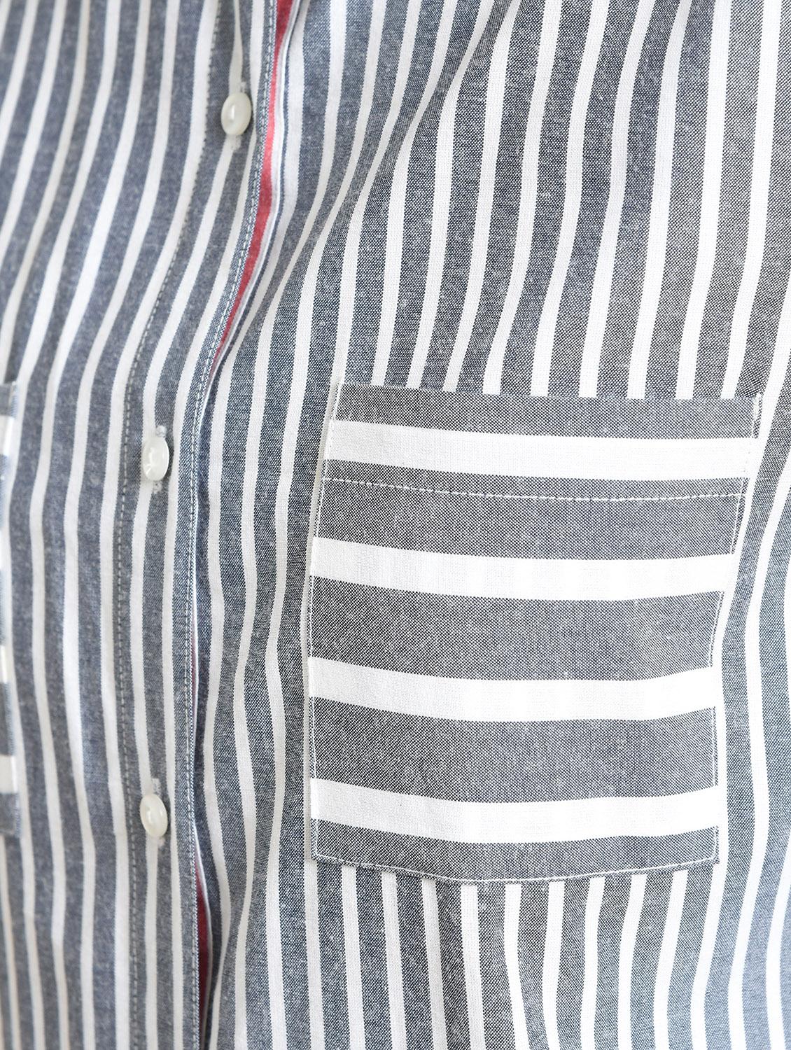 pocket patch striped shirt - 16269387 - Zoom Image - 6