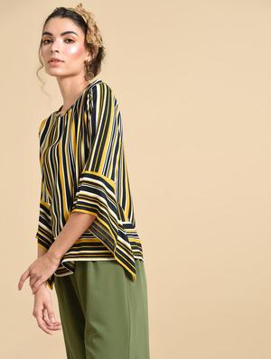 key hole back striped top - 16269393 - Standard Image - 2
