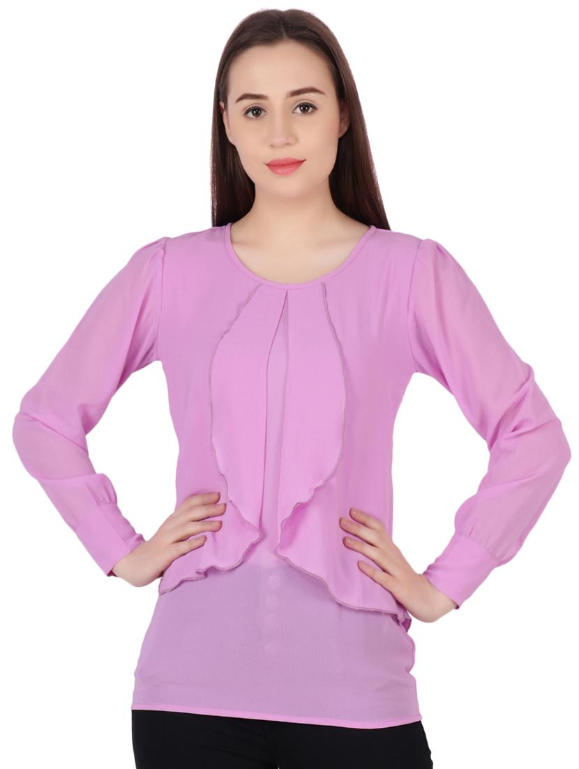 long sleeves layered top - 16269511 - Zoom Image - 1