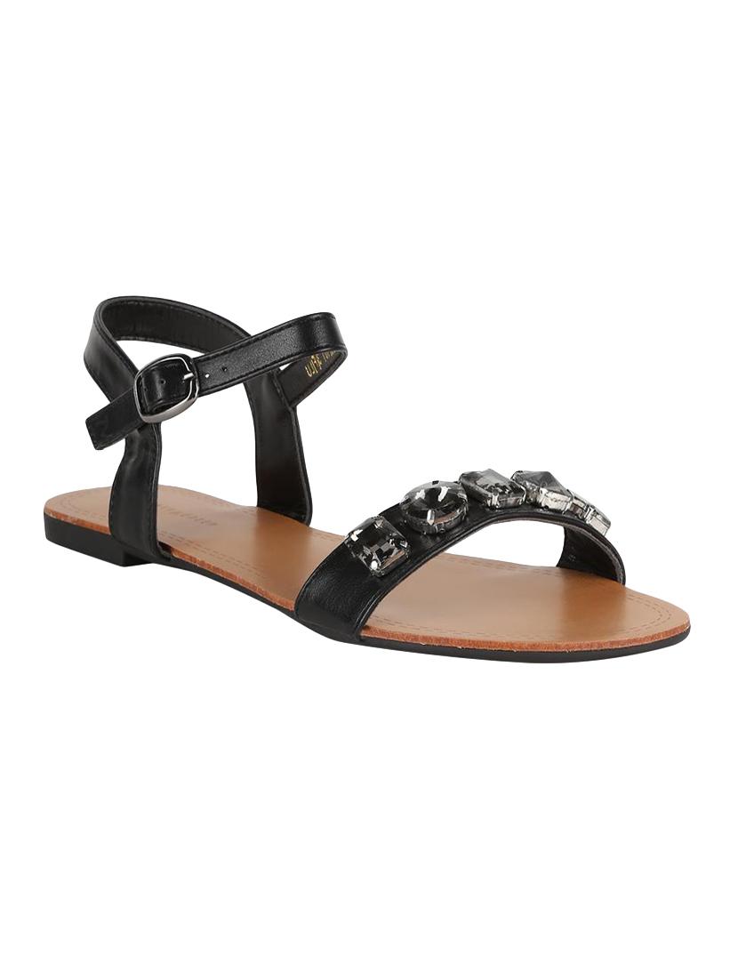 black back strap sandals - 16269600 - Zoom Image - 1